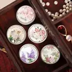 Mini Natural Travel Size Solid Perfume Tin Jar Fragrances Solid Balm for Women