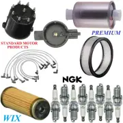 Tune Up Kit Filters Cap Wire Spark Plugs For CHEVROLET CAMARO V8 5.7L 1976