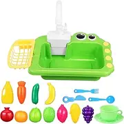 ERINGOGO 1 Set Play Sink for Cute Water Sink with Running Water for Safe Design with Capacity Fun Learning Play