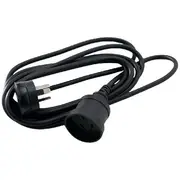 HPM Household Extension Lead 2m Black