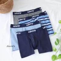 在飛比找Yahoo!奇摩拍賣優惠-Levis 內褲 四角褲 男內褲 盒裝 男 4件裝 現貨 送