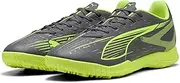 Ultra 5 Play TT Soccer Cleat, Matte Aged Silver/Yellow Alert/Puma Aged Silver, 28.5 cm