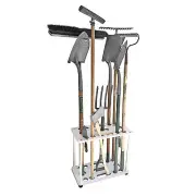 Long Handle Tool Organizer Garage Garden Storage Rack Cue Pole Golf Club