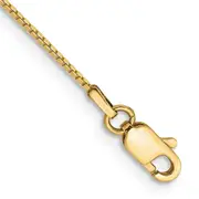 10k Yellow Gold .90mm Box Chain