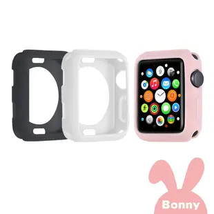 for Apple Watch 4/5代 防摔邊框矽膠保護殼套