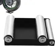 Motorcycle Maintenance Bracket,Motorcycle Wheel Roller Stand,Tire Roller Steel Bracket - Cycle Maintenance Accessories, Ru Cleaning Tool