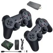 10000+ 4K HDMI TV Video Game Stick Retro Gaming Console w/ 2 Wireless Controller