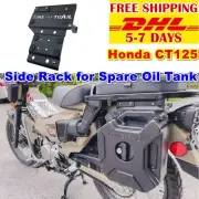 SS01 Side Rack for Spare Oil Tank Fuel For Honda Ct125 Motorcycle Can Petrol Gas