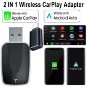 Mini 2 in1 Wireless Carplay & Android Auto Wireless Adapter Smart Box USB Dongle