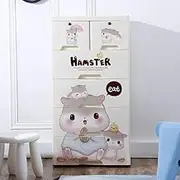 Thickened Drawer Storage Cabinet, Plastic, Sundries Wardrobe, Children's Simple Combination Toy, Household Goods Storage Cabinet