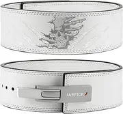 Jaffick Lever Lifting Belt – Power 10mm Extreme Heavy Duty Genuine Leather Lower Back Support for Squats, Bench Press, Deadlifts Bodybuilding Weightlifting Powerlifting for Men & Women