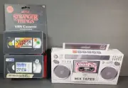 Lot Two (2) NEW VHS Cassette Kitchen Sponges Stranger Things & MIX Tapes