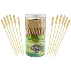 Bamboo Barbeque Skewer - Paddle Head & Round Edge - 18cm/7.1 inch 200 pack