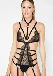 Fixated On You Garter Teddy