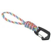 Badge Lanyard 4.7 Inch, Necklace Keychain Cord Metal Clasp Hook, Colorful