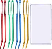 UOOU Yarn Needle,Weaving Needle Tapestry Needle Bent Needles for Crochet Large Eye Darning Needles with Storage Box for Knitting Crochet