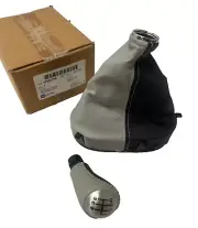 GM Two-Tone Color Shift Knob & Boot For 2005-2013 Chevrolet Corvette C6 17802194