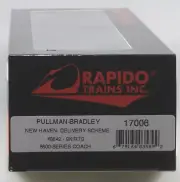 Rapido HO #17006 New Haven Pullman Bradley 8600 Series Coach, Road #8642 New/Box