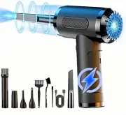 Compressed Air Duster, 130000RPM Handheld Air Blower, Air Pump, 3 Gear