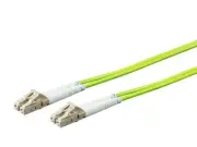 Monoprice Fiber Optic Cable - Green - 1 Meter | LC/UPC-LC/UPC, Multi Mode Duplex