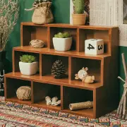 Wood Ladder Lattice Bracket for Action Figure Counter Top Mini Figurine
