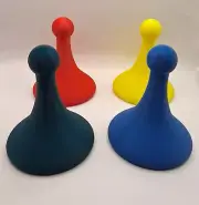 Giant Big Large Sorry Game Piece Style Red Green Yellow Blue Desk Shelf Art