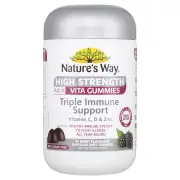 Nature's Way Adult Vita Gummies High Strength Triple Immune Support X 50