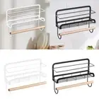 Condiment Jar Storage Rack Sturdy Refrigerator Spice Film Rack for Household