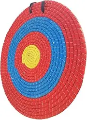 40 cm Antique Archery Target, Traditional Handmade Straw Bow Arrows Targets for Backyard, Antique Straw Round Bow Arrows Targets for Kids Youth Adult B/