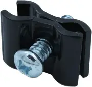 Wire Grid Panel Connectors 20 Black Connector Slat Grid Connect Join 1/4" Gauge