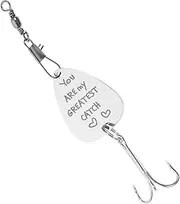 JUMPLAWN Fishing Hook Multi Use Hanging Hook for Outdoor Fishing Durable and Reusable for Keychains Pendants Easy to Install and Use