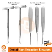 Dental Luxating Tooth Extracting Elevators Surgical Warwick James Potts Elevator
