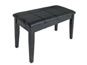Adjustable Height Wooden Bench Polished Ebony | Xtreme