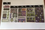 Halloween - Trick or Treat - Custom Bundle Chip Board & Card stock - Lot of 5