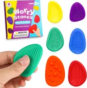 FOHOA 6Pack Sensory Worry Stone for Kids