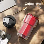 Double wall insulated Coffee Cup Red