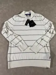 Ted Baker London Men's NWT Wool Blend Striped Crew Neck Sz 2 Small Sweater