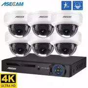 8MP 4K Security Camera System IK10 Explosion-proof POE NVR Face Detection Record