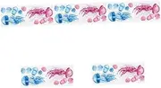 JOINPAYA 5pcs Elegant Jellyfish Design Wall Sticker Removable Kids Room Decor Wall Decal