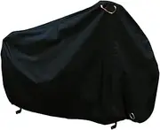 Bike Cover for 1 Bike, Viaky 210T Nylon Waterproof Bicycle Cover Anti Dust Rain UV Protection for Mountain Bike / Road Bike with Lock-holes Storage Bag (Black-XL)