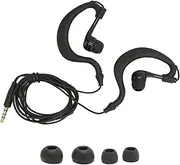 Earhook Headphones, Waterproof Over Ear Hook Earphones with 4 Earbuds, Noise Canceling Wired Sport Headphone for Sports Running Gym