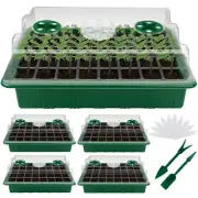 Seed Starting Trays, XL Thicken Seed Starter Tray Kit with Humidity Dome Dura...