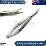 Dental Noyes Scissors Surgical Micro Spring Action Ophthalmic Lab Instruments
