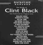 KARAOKE BACKSTAGE CD+G CLINT BLACK #BS 7117