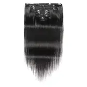 Clip in Extensions Human-Hair Clip Straight Hair Extensions Seamless Skin5105