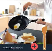 JIA - Companion Non-stick Frying Pan(28cm) with FREE Wood Fibre Turner (Limited Time Only)
