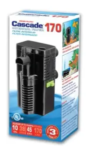 Cascade 170 Fully Submersible Internal Filter – Provides Physical and Biologi...