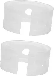 Amosfun 2pcs Car Shocks Retainer Modified Rubber Spring Shocks Tool for Off-road Vehicles Damping Buffer
