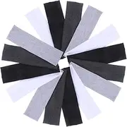 [Ipetboom] Sweat Headbands for Women Pcs Elastic Sports Headbands Solid Running Yoga Hair Bands