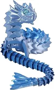 GkgWuxf Printed Dragon | Printed Articulated Dragon - Printed Flexible Dragon Fidget Toy for Friends Family Boys Girls